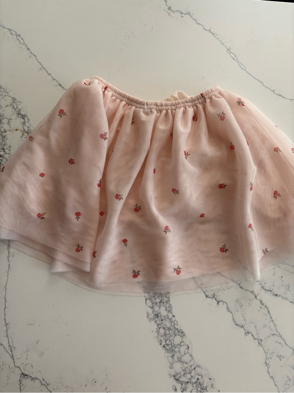 Old Navy Light Pink Floral Skirt